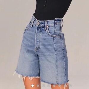 Abercrombie & Fitch Blue Denim Shorts
